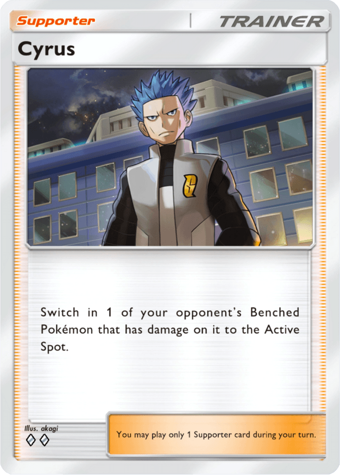 Cyrus - card A4b-326 in Pokémon TCG Pocket