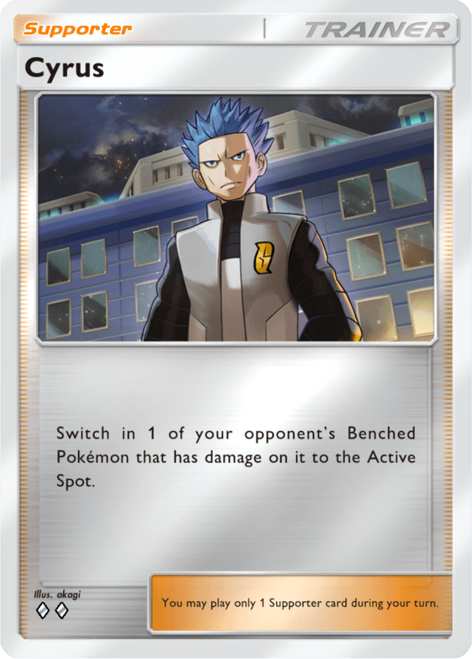 Cyrus - card A4b-327 in Pokémon TCG Pocket