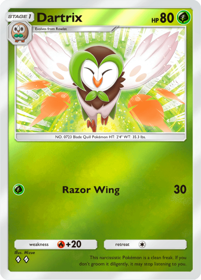 Dartrix - card A4b-041 in Pokémon TCG Pocket