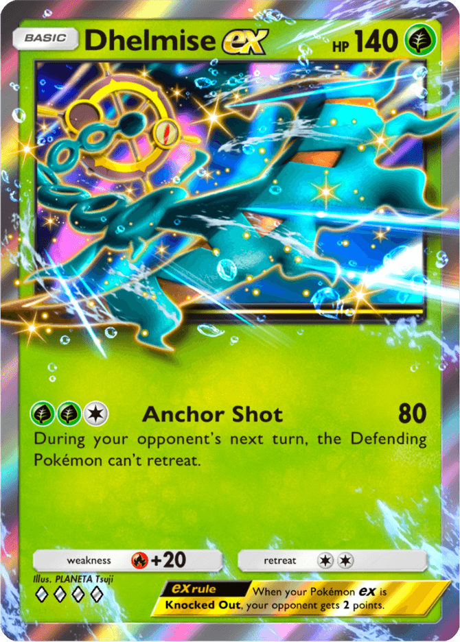 Dhelmise ex - card A4b-043 in Pokémon TCG Pocket