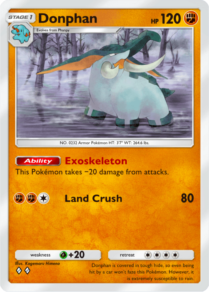 Donphan - card A4a-044 in Pokémon TCG Pocket