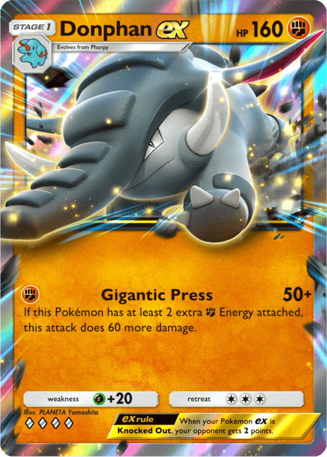 Donphan ex - card A4b-202 in Pokémon TCG Pocket