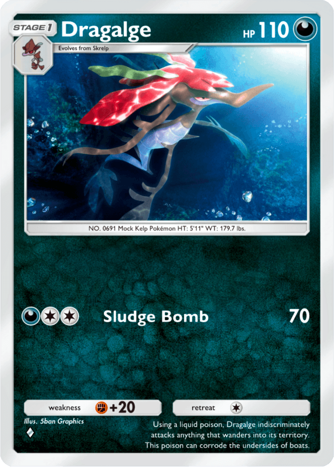Dragalge - card A4a-054 in Pokémon TCG Pocket