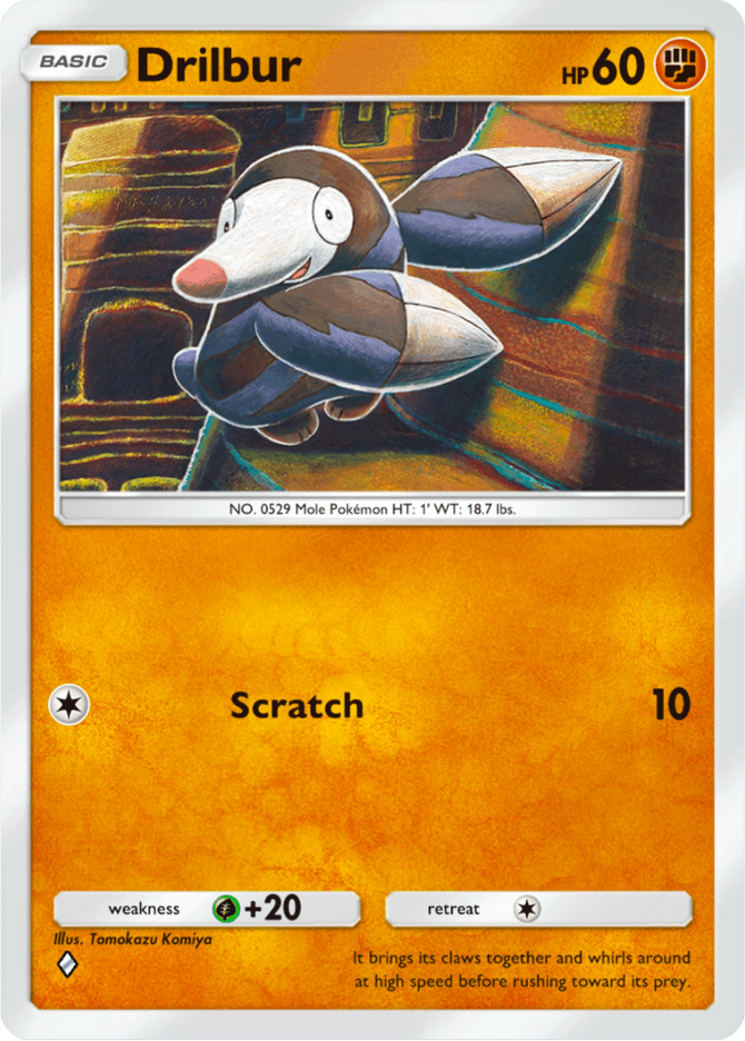 Drilbur - card A4b-216 in Pokémon TCG Pocket