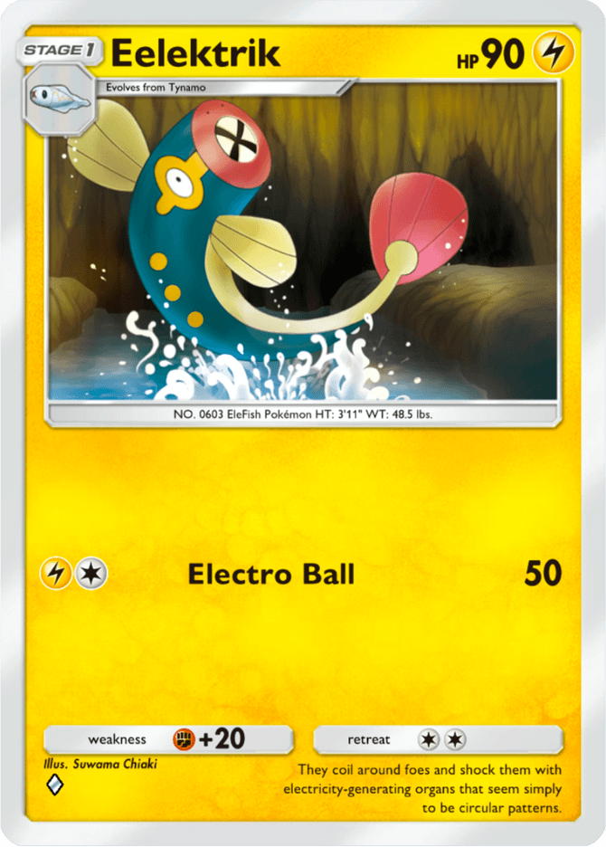 Eelektrik - card A4a-027 in Pokémon TCG Pocket
