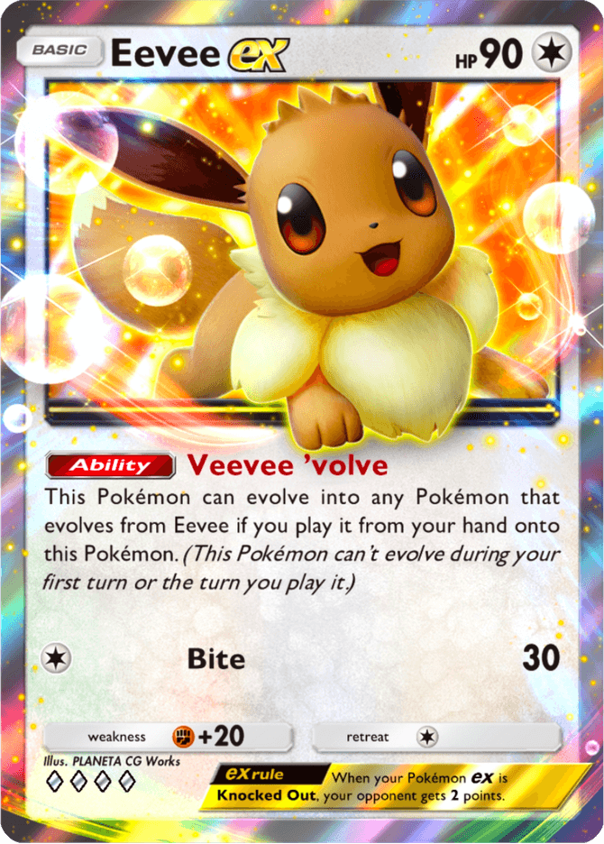 Eevee ex - card A4b-287 in Pokémon TCG Pocket