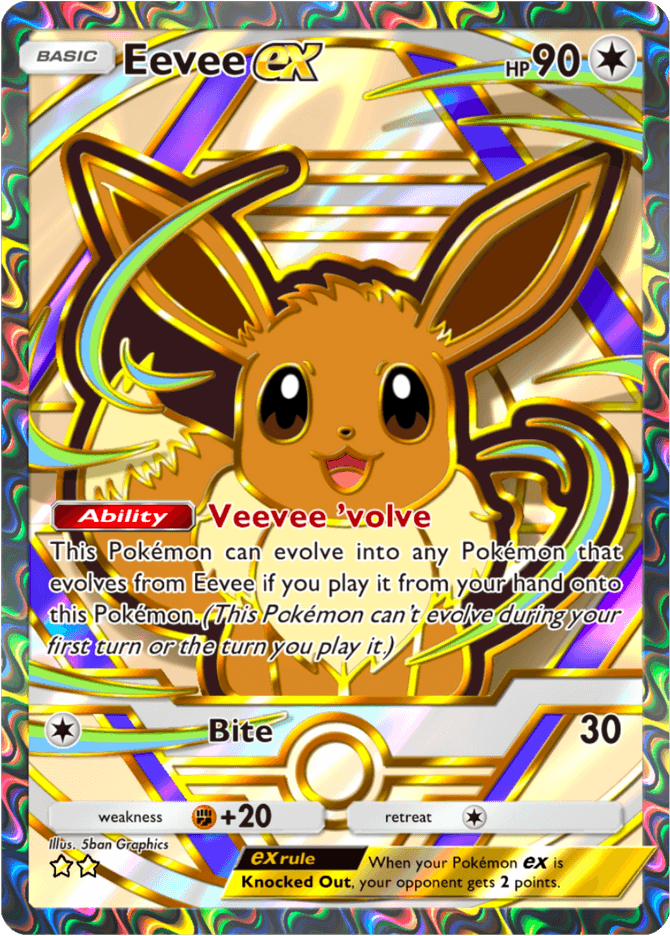 Eevee ex - card A4b-370 in Pokémon TCG Pocket
