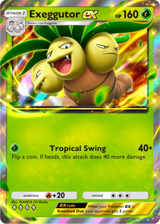 Exeggutor ex - card A4b-013 in Pokémon TCG Pocket