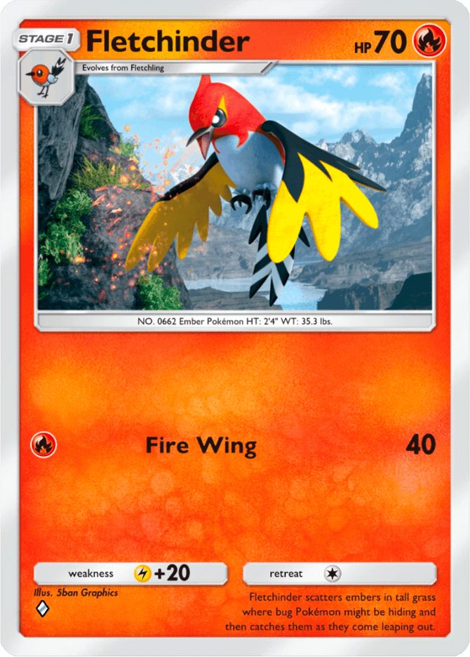 Fletchinder - card A4a-011 in Pokémon TCG Pocket