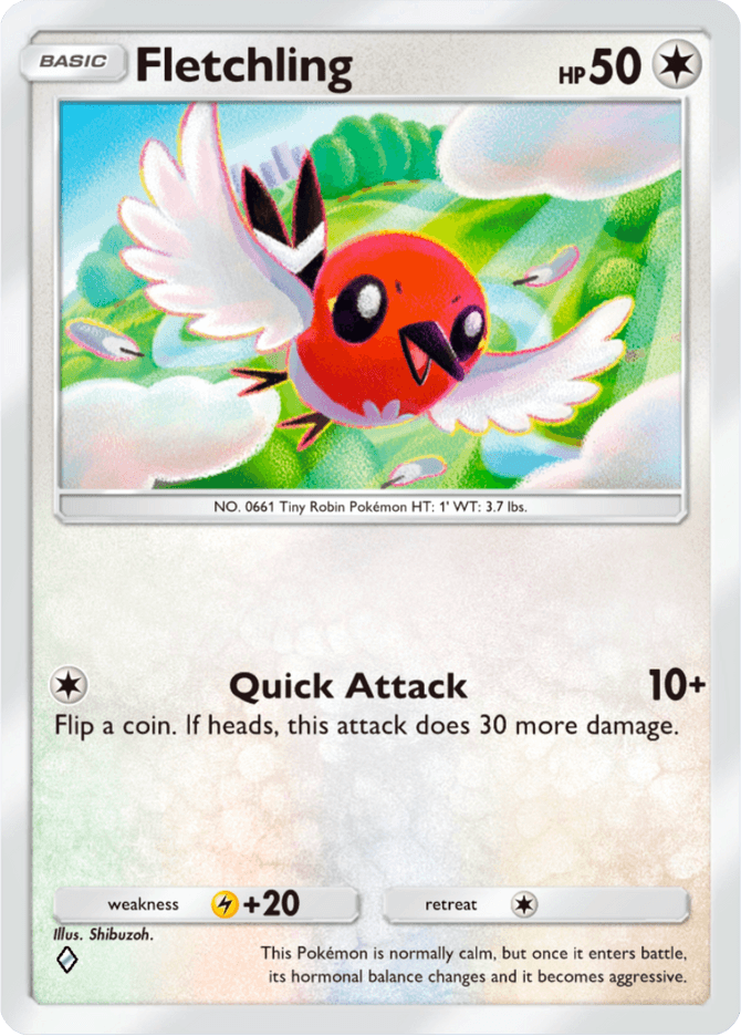 Fletchling - card A4a-066 in Pokémon TCG Pocket