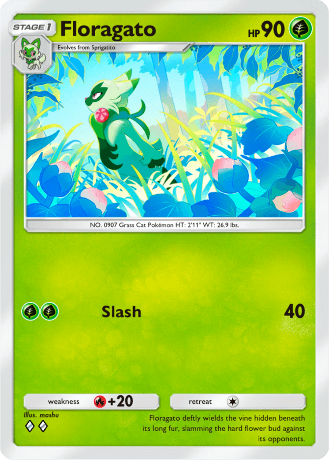 Floragato - card A4b-051 in Pokémon TCG Pocket