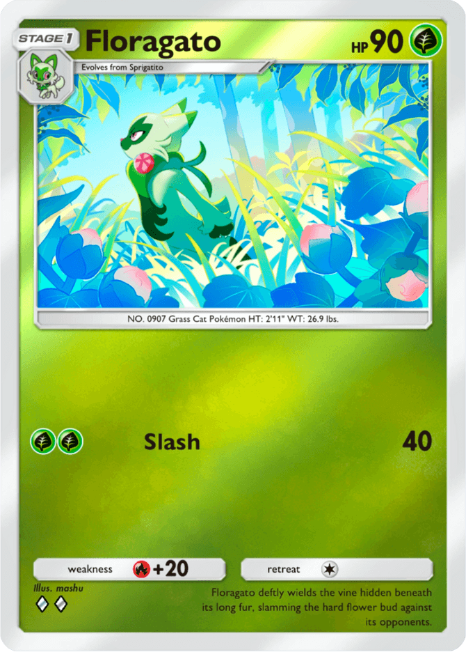 Floragato - card A4b-052 in Pokémon TCG Pocket