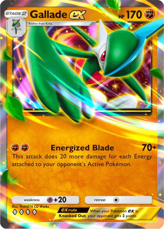 Gallade ex - card A4b-215 in Pokémon TCG Pocket