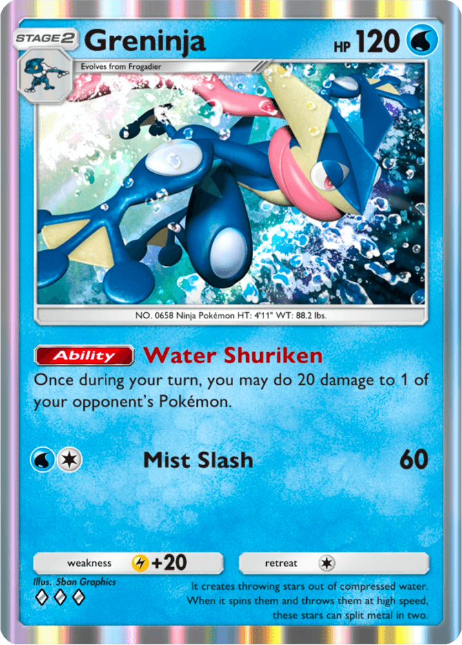 Greninja - card A4b-114 in Pokémon TCG Pocket