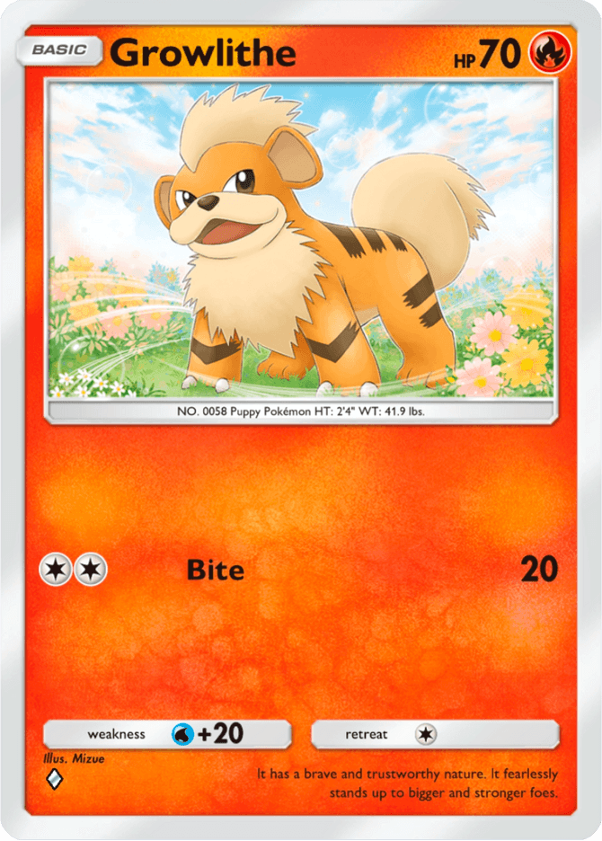 Growlithe - card A4b-061 in Pokémon TCG Pocket