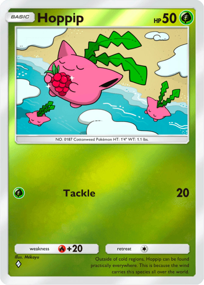 Hoppip - card A4b-015 in Pokémon TCG Pocket