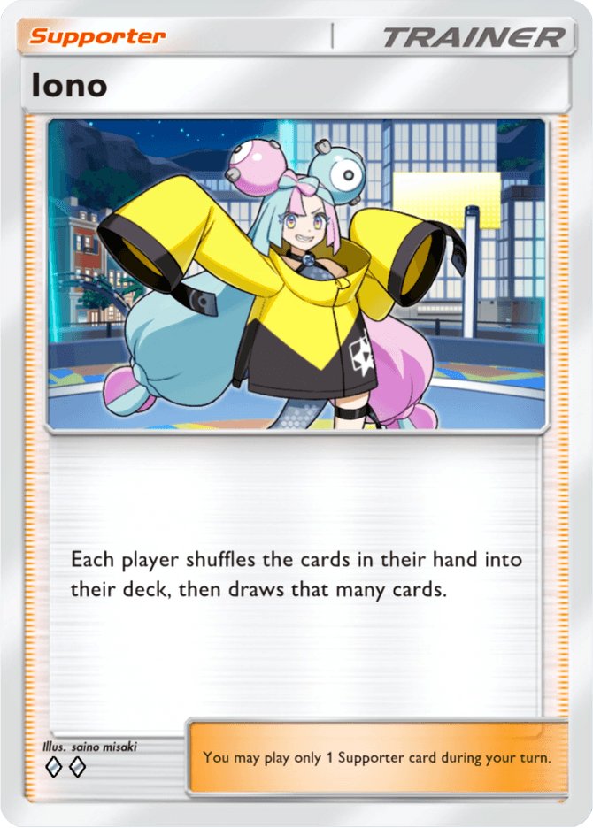Iono - card A4b-340 in Pokémon TCG Pocket