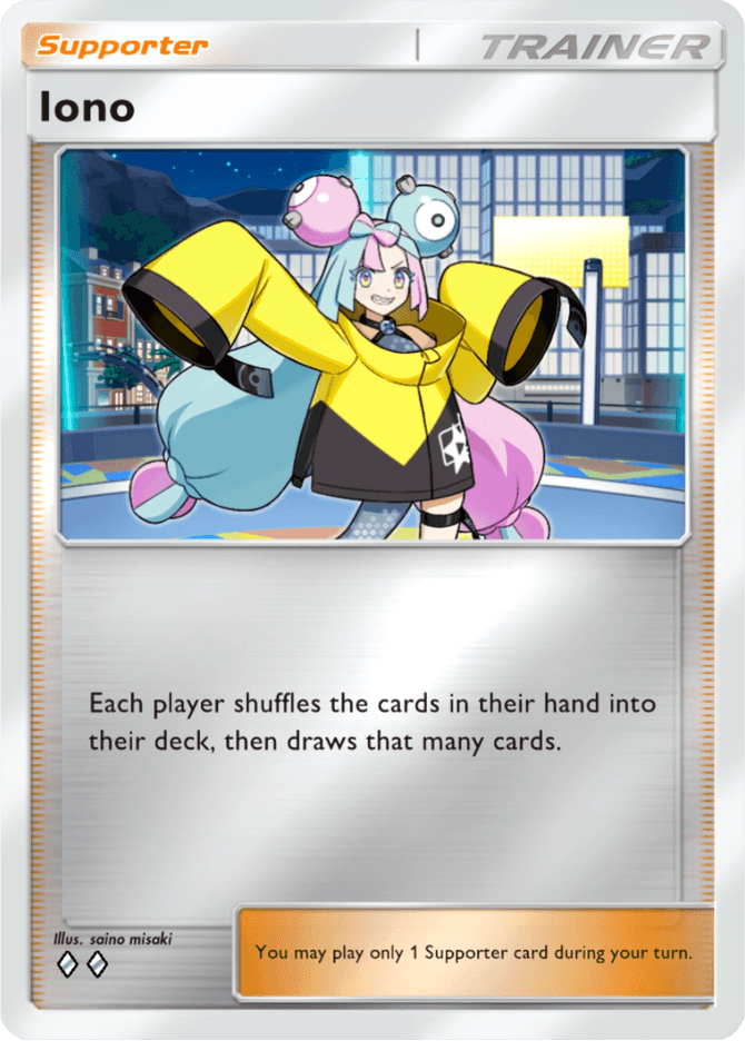 Iono - card A4b-341 in Pokémon TCG Pocket