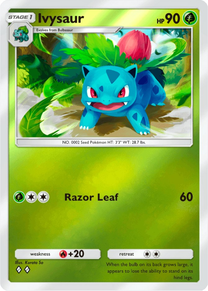 Ivysaur - card A4b-004 in Pokémon TCG Pocket
