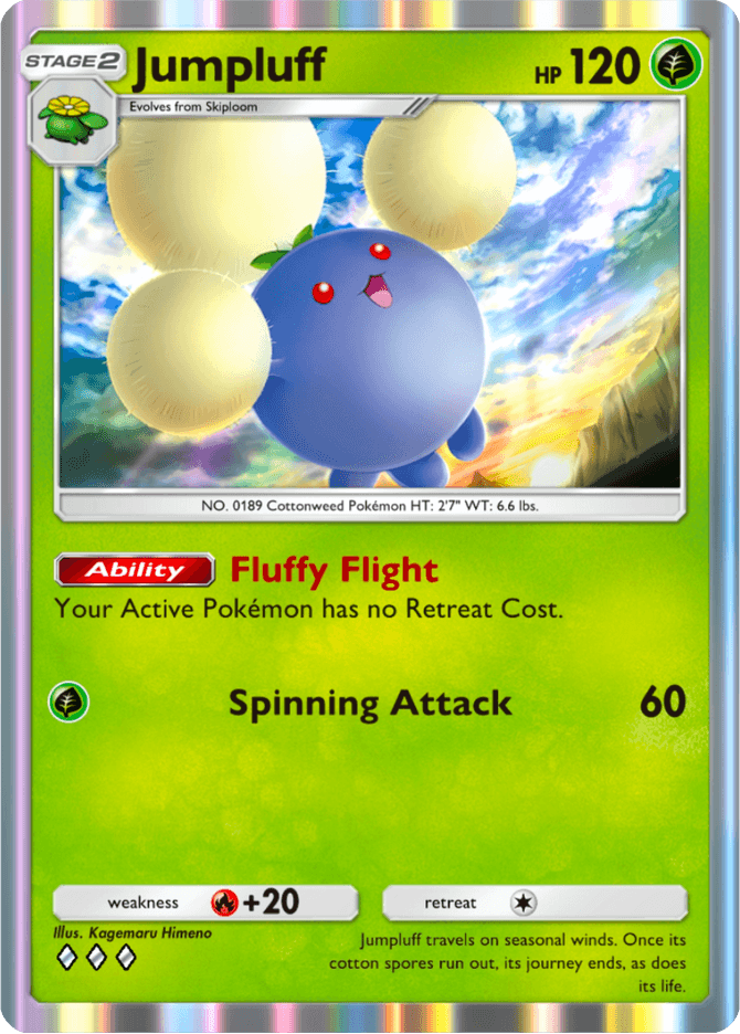 Jumpluff - card A4b-018 in Pokémon TCG Pocket