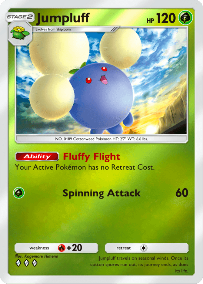 Jumpluff - card A4b-019 in Pokémon TCG Pocket