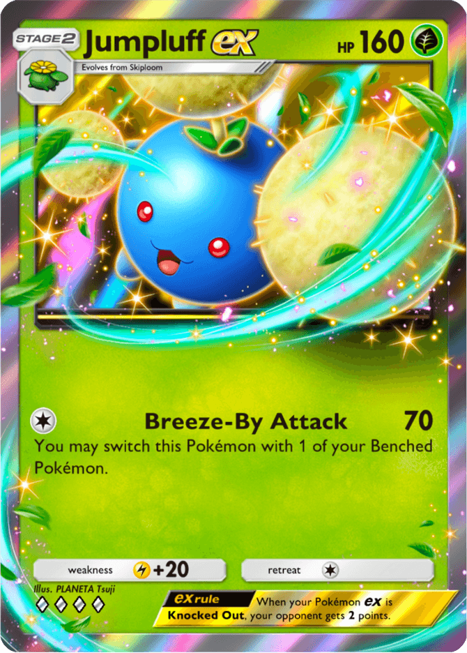 Jumpluff ex - card A4a-003 in Pokémon TCG Pocket