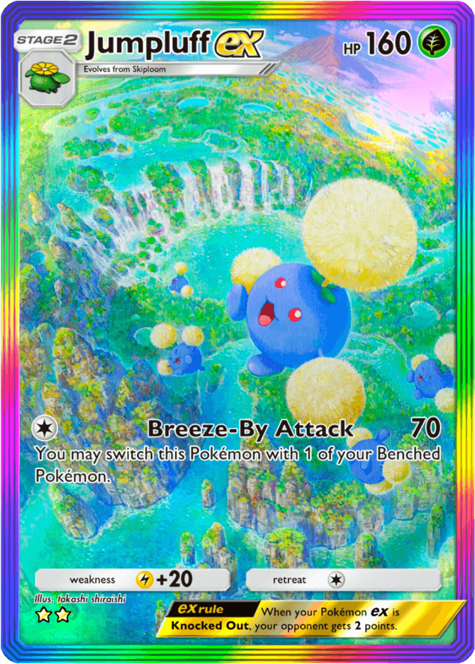 Jumpluff ex - card A4a-086 in Pokémon TCG Pocket