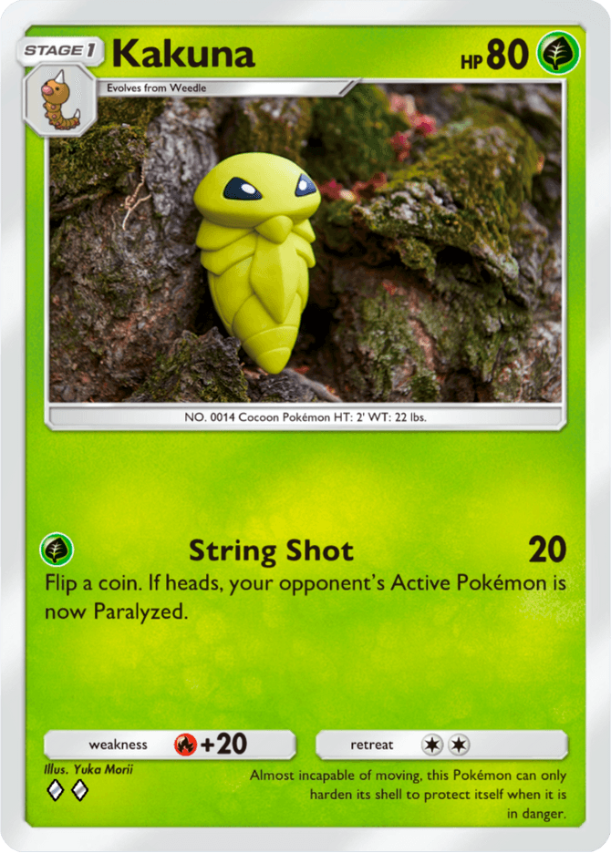Kakuna - card A4b-008 in Pokémon TCG Pocket