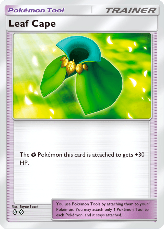 Leaf Cape - card A4b-324 in Pokémon TCG Pocket