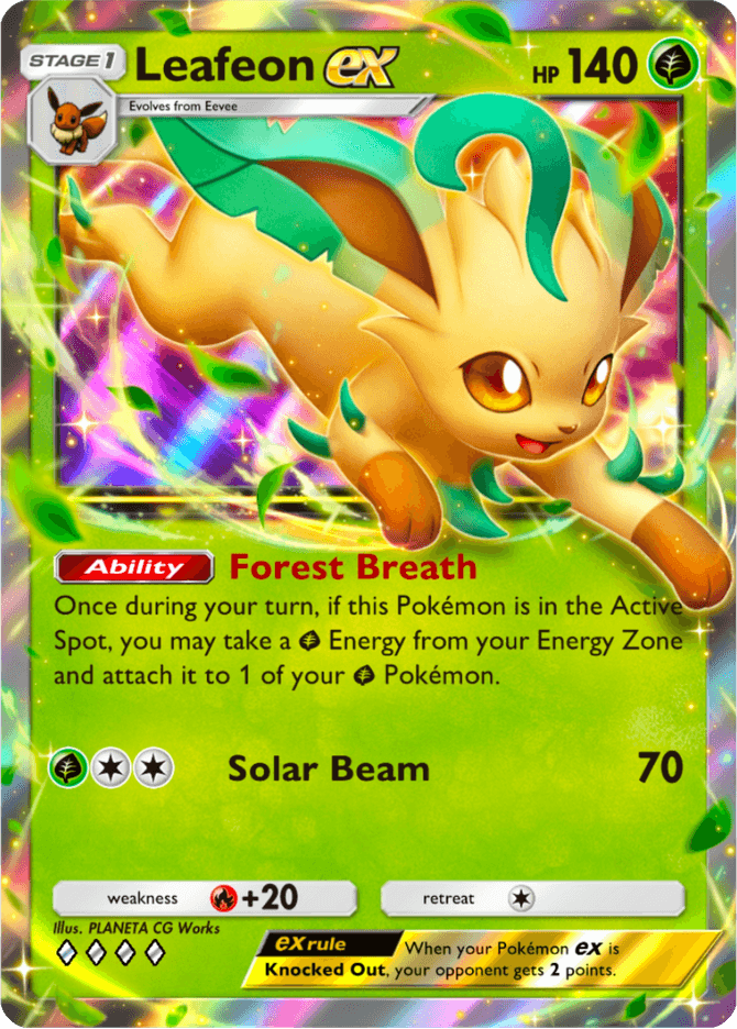 Leafeon ex - card A4b-029 in Pokémon TCG Pocket