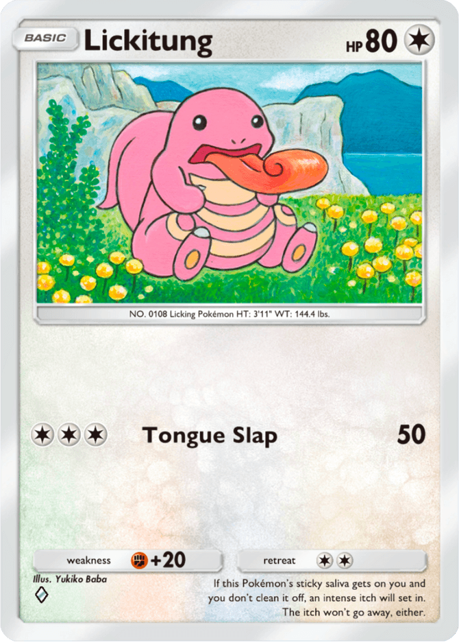 Lickitung - card A4b-282 in Pokémon TCG Pocket