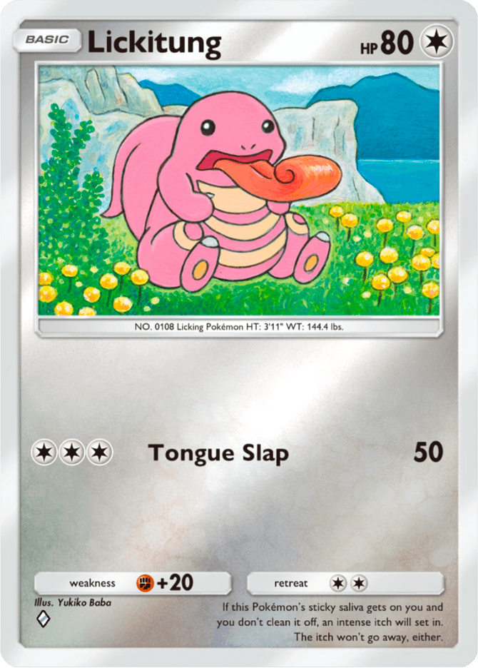Lickitung - card A4b-283 in Pokémon TCG Pocket