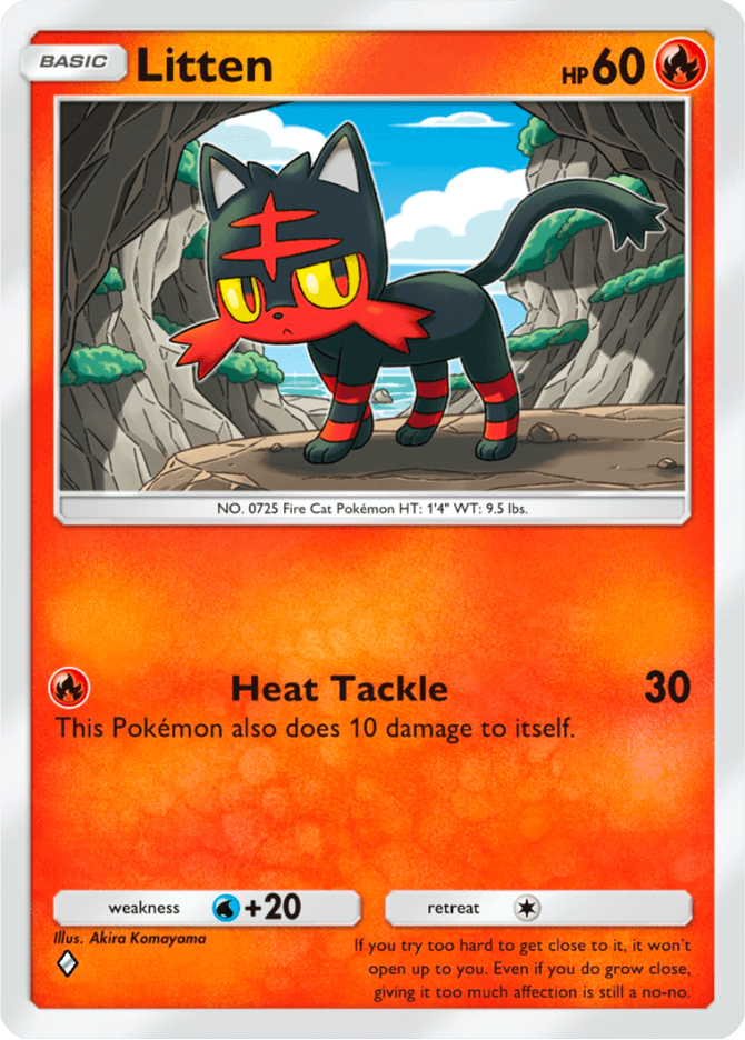 Litten - card A4b-078 in Pokémon TCG Pocket