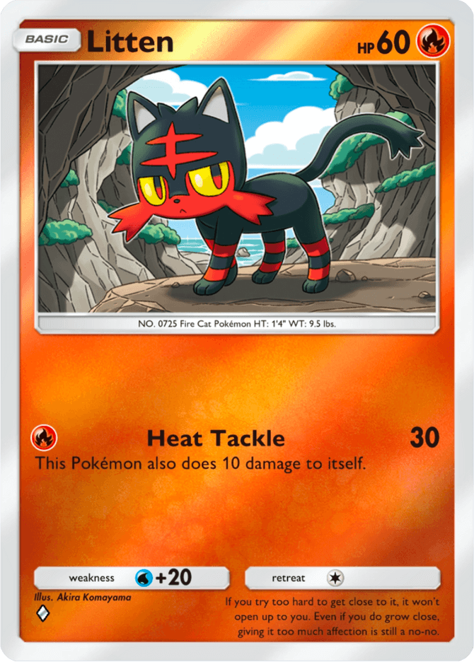 Litten - card A4b-079 in Pokémon TCG Pocket