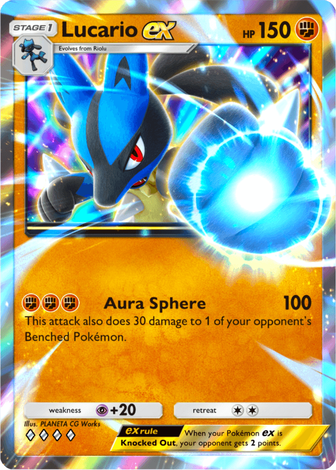 Lucario ex - card A4b-214 in Pokémon TCG Pocket