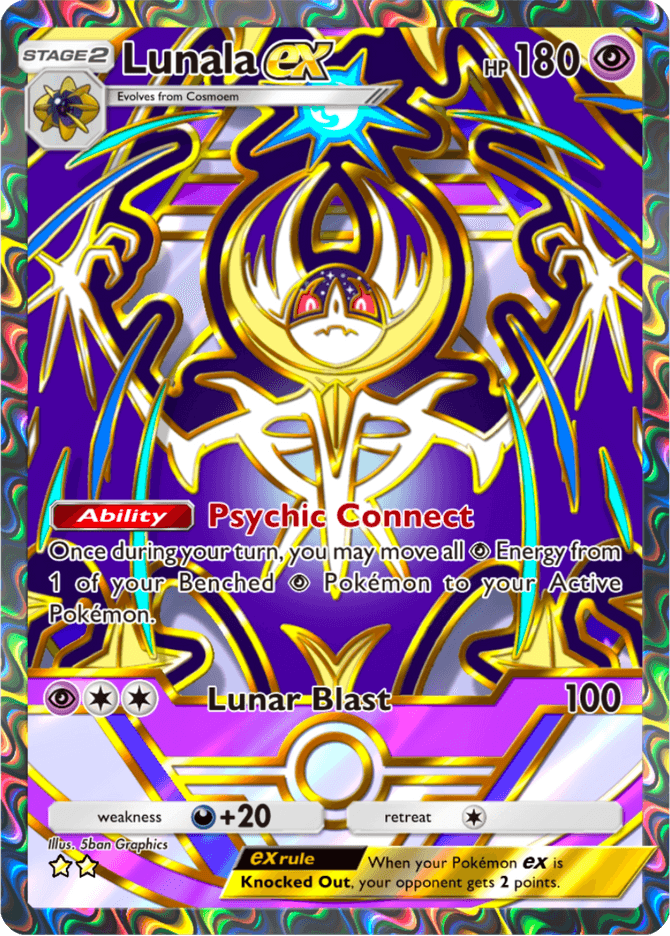 Lunala ex - card A4b-367 in Pokémon TCG Pocket