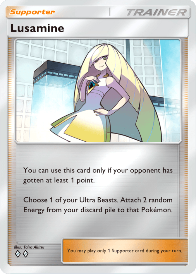 Lusamine - card A4b-351 in Pokémon TCG Pocket