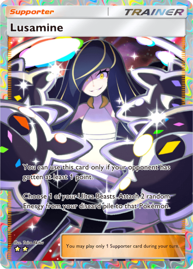 Lusamine - card A4b-375 in Pokémon TCG Pocket