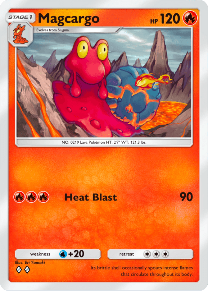 Magcargo - card A4a-009 in Pokémon TCG Pocket