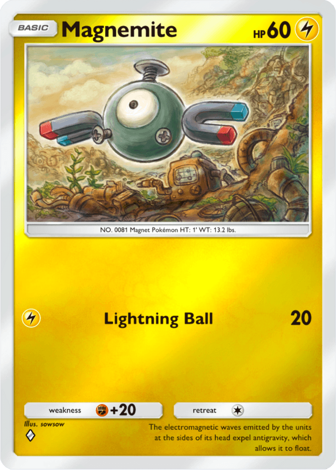 Magnemite - card A4b-134 in Pokémon TCG Pocket