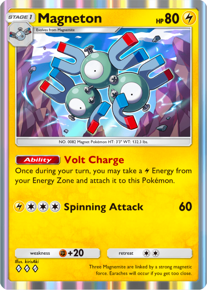 Magneton - card A4b-135 in Pokémon TCG Pocket