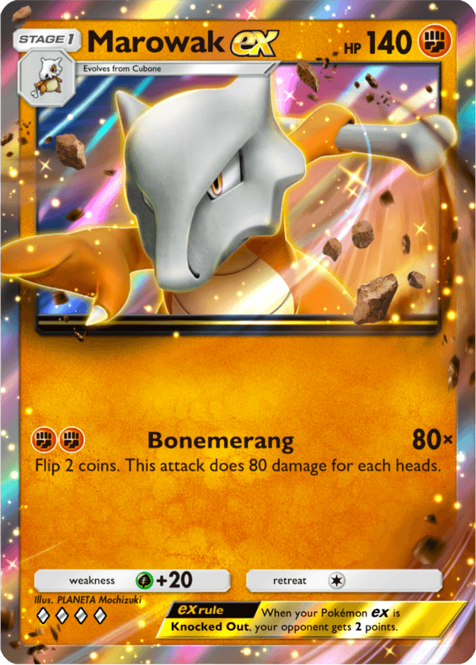 Marowak ex - card A4b-196 in Pokémon TCG Pocket
