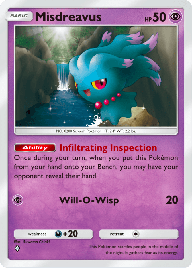 Misdreavus - card A4a-032 in Pokémon TCG Pocket