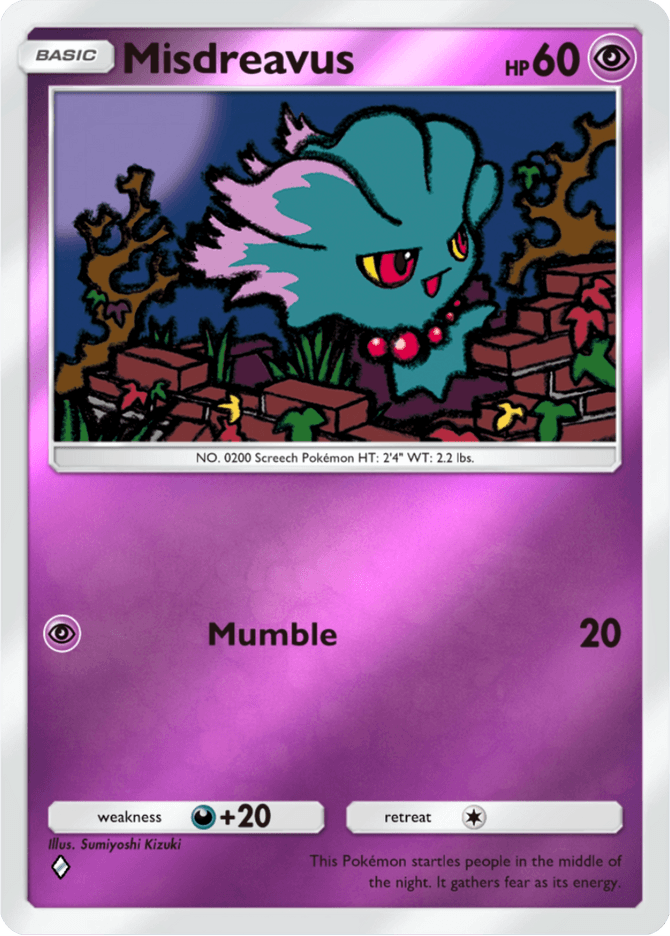 Misdreavus - card A4b-162 in Pokémon TCG Pocket