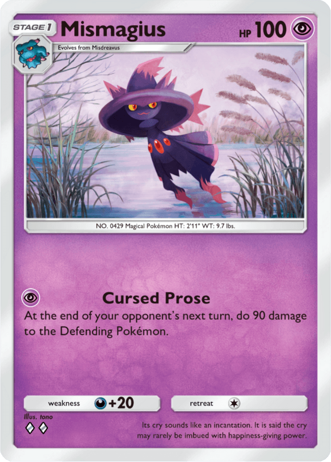 Mismagius - card A4a-033 in Pokémon TCG Pocket