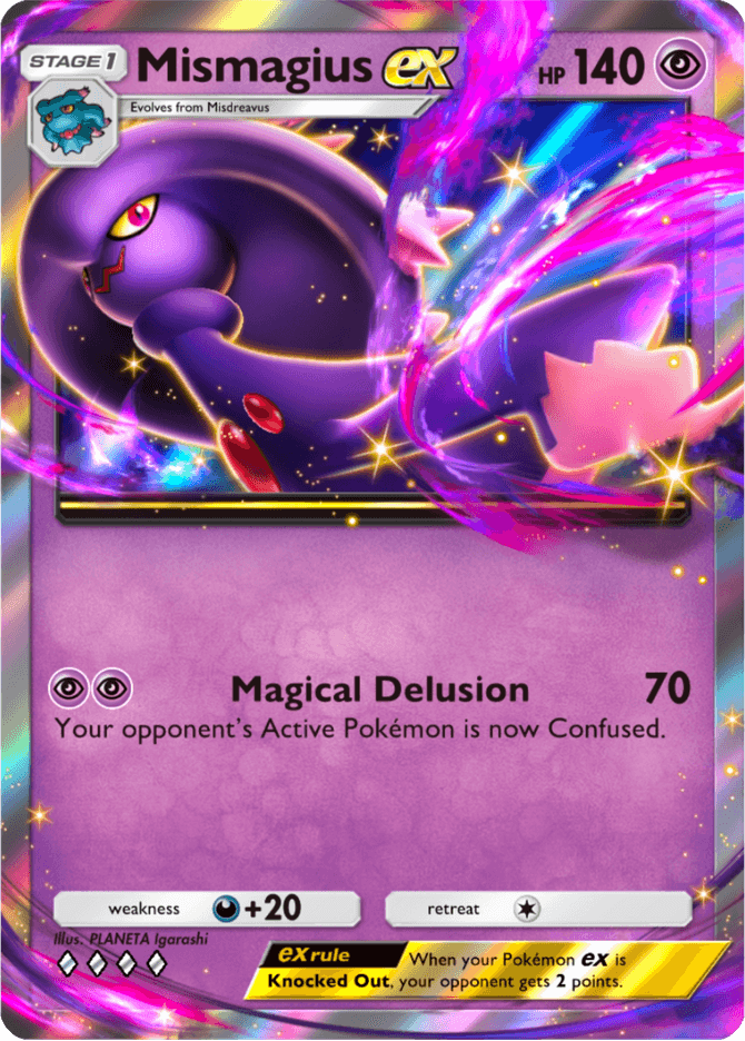 Mismagius ex - card A4b-163 in Pokémon TCG Pocket