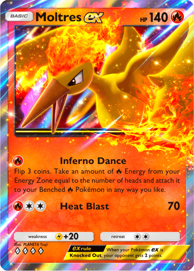 Moltres ex - card A4b-067 in Pokémon TCG Pocket