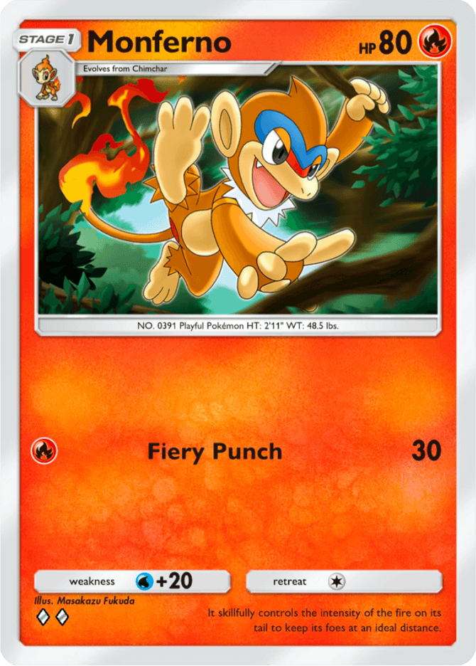 Monferno - card A4b-073 in Pokémon TCG Pocket