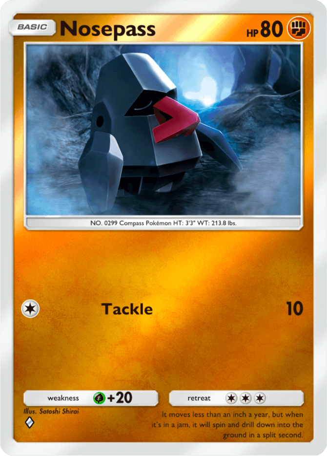 Nosepass - card A4b-204 in Pokémon TCG Pocket