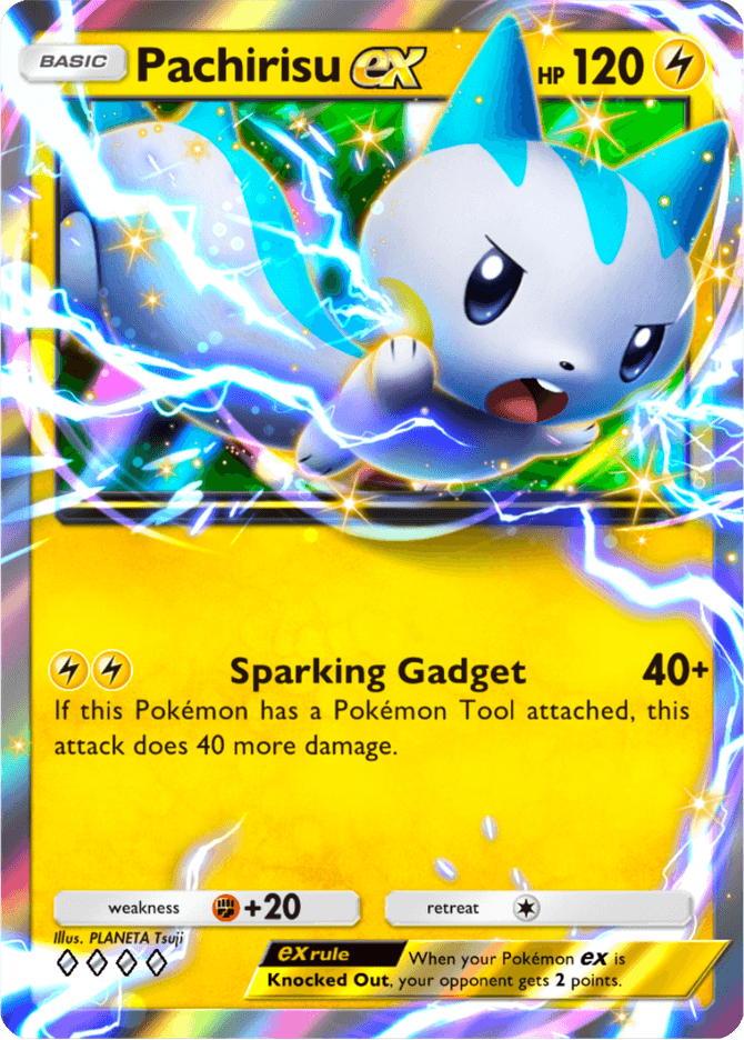 Pachirisu ex - card A4b-145 in Pokémon TCG Pocket